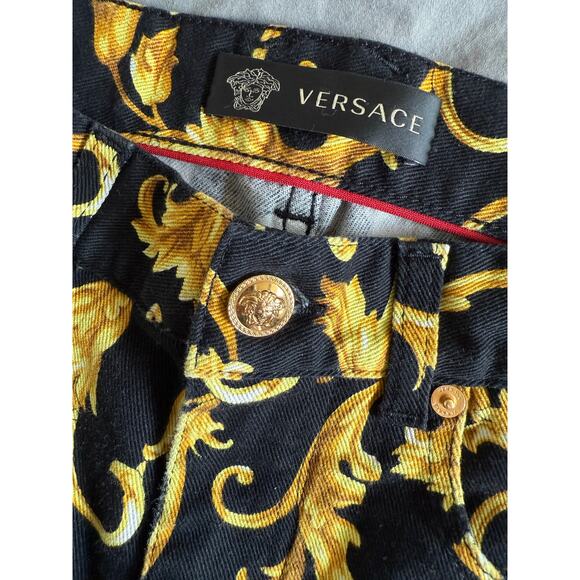 Versace Baroque Straight-Leg Pants size 30 - Picture 5 of 7